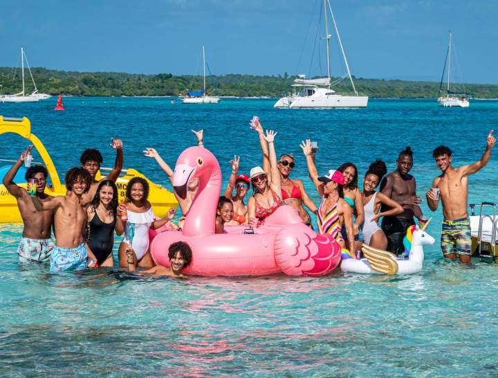Pedalo outing Guadeloupe